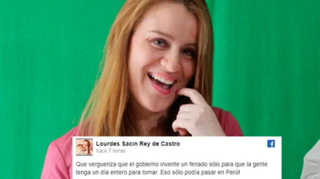 Lourdes Sacín no cree que haya buenas intenciones en el feriado declarado si Perú consigue su boleto a Rusia 2018