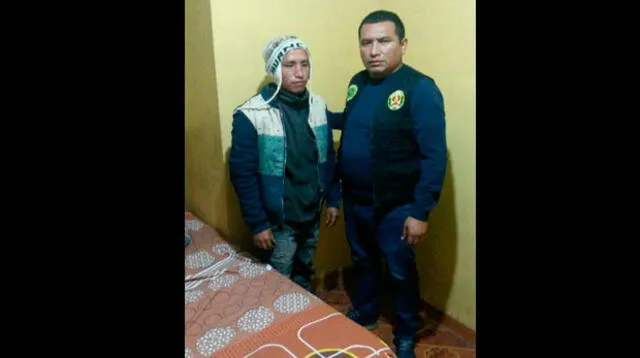 Fue sorprendido por la PNP cuando dormía