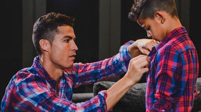 Cristiano Ronaldo presume el golazo que marcó su hijo