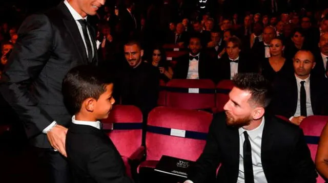 Cristiano Jr. expresó su admiración hacia Lionel Messi