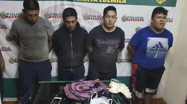 La Policía les incautó un arma y sindica de perpetrar otros latrocinios en Lima Norte