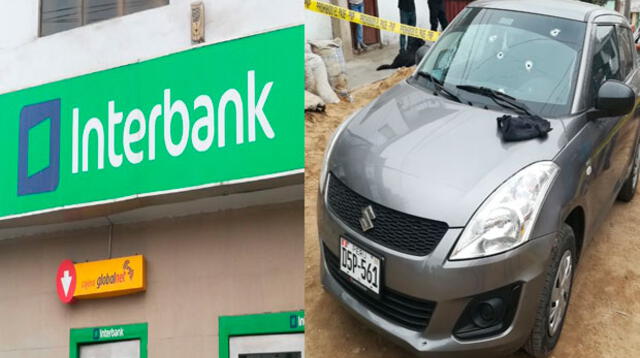 Balacera tras asalto en agencia Interbank en VMT 
