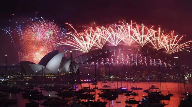 Celebración de Año Nuevo en Australia
