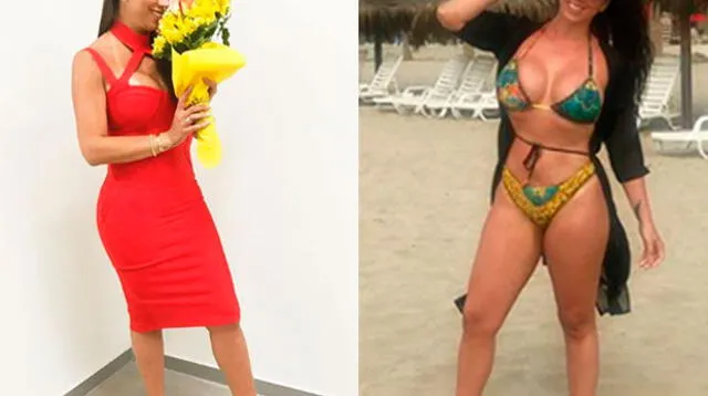 Melissa Klug recibió el 2018 con Evelyn Vela en playas de Cancún 