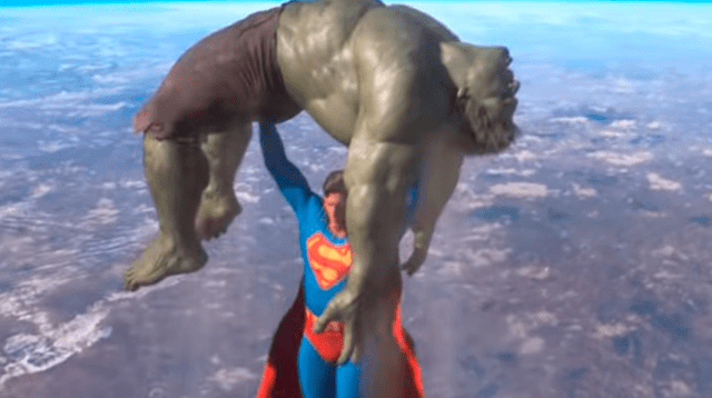 Superman y Hulk se vieron las caras, ¿quién ganará?