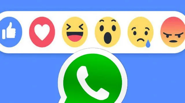 WhatsApp incluirá reacciones de Facebook en sus chats en las próximas semanas 