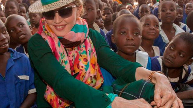 Madonna una vez más muestra ser solidaria con los niños de Africa