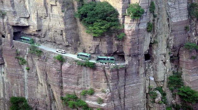 Carretera Túnel Guoliang, China