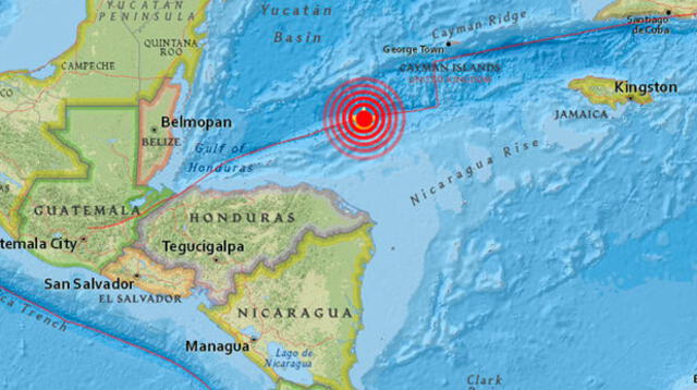 Terremoto de 7,6 grados de magnitud en Honduras 