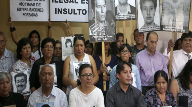 Familiares de Barrios Altos y La Cantuta quieren expresar su malestar por indulto a Fujimori. 