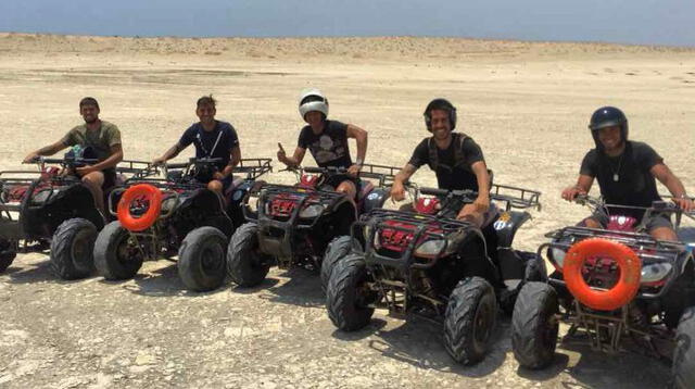 Los jugadores de Alianza Lima emularon a los pilotos del Rally Dakar