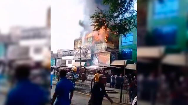 Reportan un incendio de grandes proporciones en Trujillo 