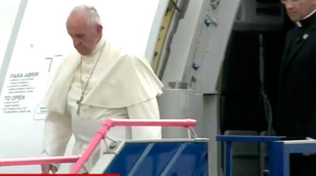 Papa Francisco pisó suelo peruano