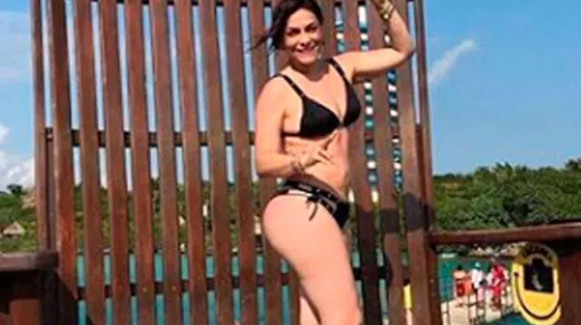 Evelyn Vela despidió el 2017 en las paradisiacas playas de Cancún