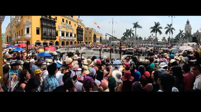 Caos en Centro de Lima por actividades del Papa Francisco