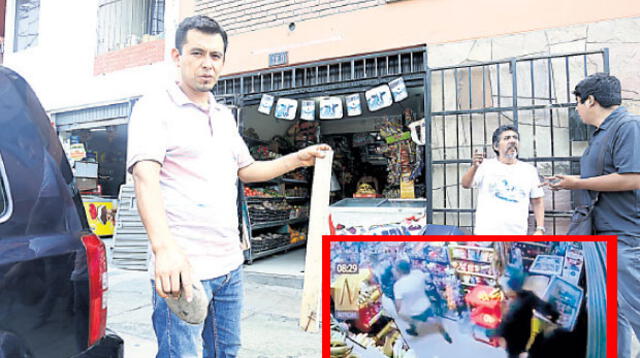 Escenas de violencia en bodega fueron captadas por las cámaras