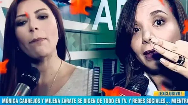 Pelea entre Milena Zárate y Mónica Cabrejos continuó en los pasillos de la radio