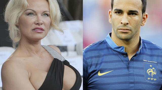 Pamela Anderson (50) fascinada con futbolista Adil Rami (32)