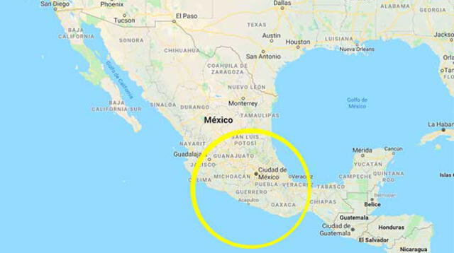 Fuerte terremoto en México remeció el sur de ese país