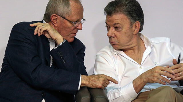 Presidente Pedro Pablo Kuczynski y su homólogo Juan Manuel Santos hablarán sobre los venezolanos