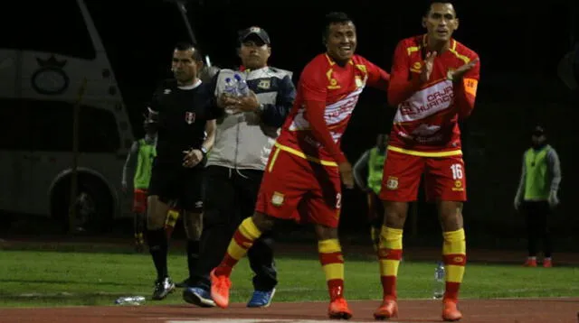 Peña y Corrales autores de dos de los tres goles del Huancayo
