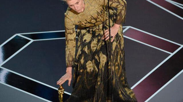 Le roban el Oscar a la Mejor actriz Frances McDordmand 