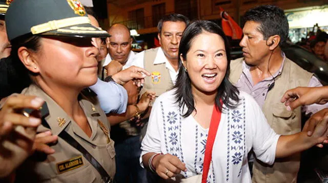Keiko Fujimori celebró ayer el octavo aniversario de Fuerza Popular en San Juan de Lurigancho