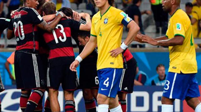 Brasil vs. Alemania en el Mundial 2014