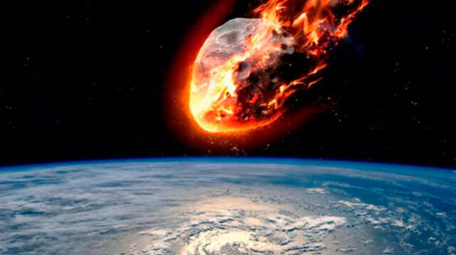 Asteroide a punto de impactar con la tierra. Fuente: LaPrensa