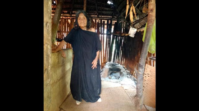 Doña Enriqueta es mujer asháninka y tiene 105 años