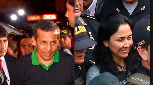 Ollanta Humala y su esposa Nadine Heredia