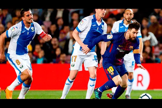 Tres gole marcó Messi y Barcelona llegó a los 38 partidos sin perder.FOTO: EFE