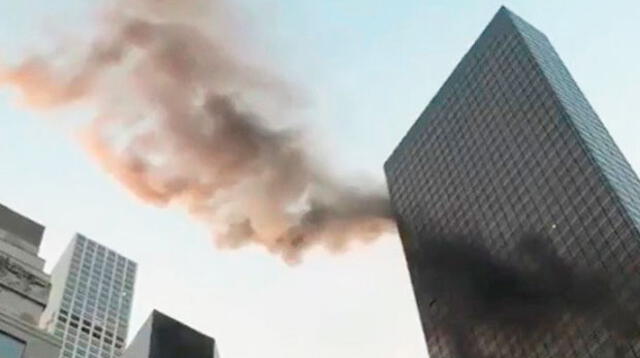Se registró un incendio en la Torre Trump en el centro de Manhattan 