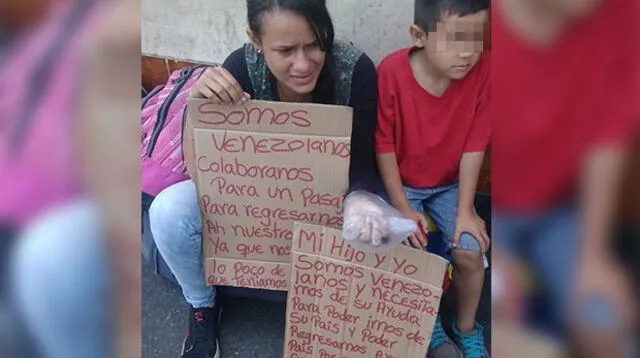 Venezolana pide ayuda para regresar a su país tras quedarse en la calle 