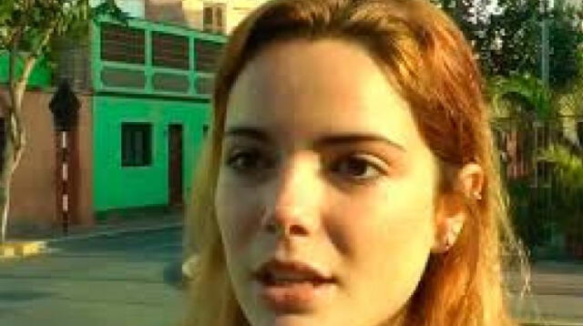 Daniela Pflucker  indignada tras declarar en fiscalía
