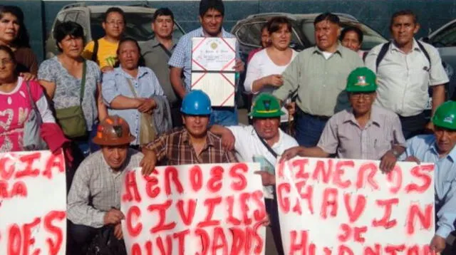 Mineros de Chavín de Huantar son ahora Defensores de La Democracia