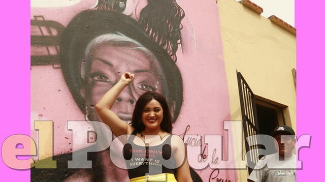 Michelle Soifer en el barrio de Atahualpa, Callao.