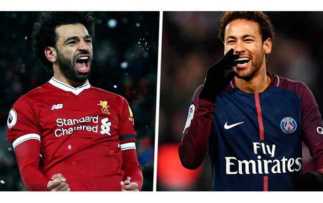 El pase de Salah costaría 8 millones de euros mas que la de Neymar