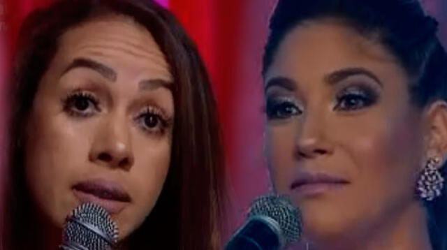 Tilsa Lozano y Dorita Orbegoso se "mecharon" en vivo