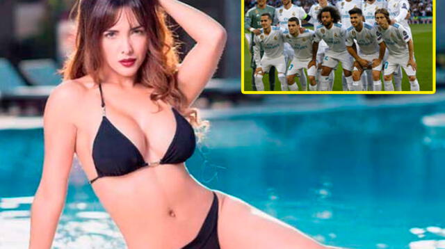 Rosángela Espinoza grita su amor por futbolista del Real Madrid