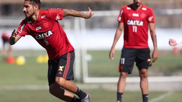 Paolo entrenó con normalidad en Flamengo