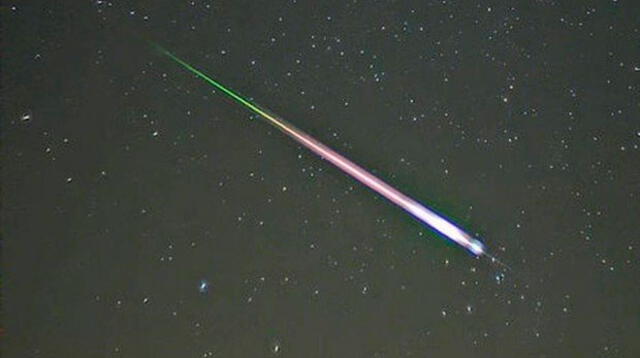 Un meteorito se vio en los cielos de Lima