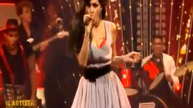Milett Figueroa  interpretó a Amy Winehouse