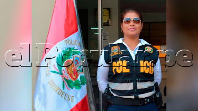 Rosa Yauris tiene 19 años de servicio en la PNP