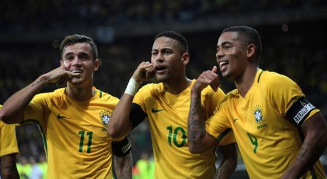 Brasil confía en su tridente ofensivo