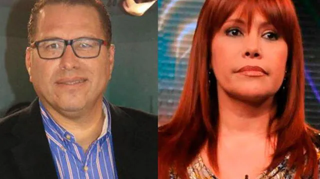 Phillip Butters y Magaly Medina