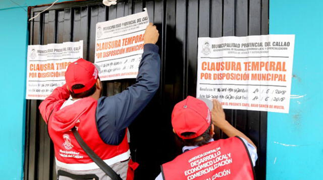 Municipalidad del Callao clausuró cinco lavaderos de autos informales