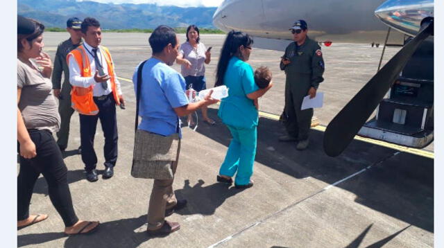 Fuerza Aérea evacuó a Lima a niño con síndrome de Guillain-Barré