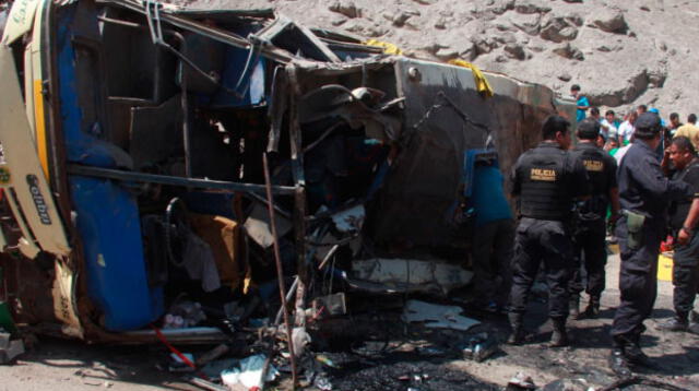 Unidad cayó en abismo y dejó un muerto y dos heridos en Cieneguilla