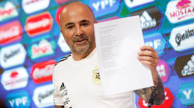 Sampaoli dio la lista de Argentina para el mundial